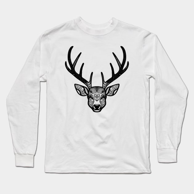 Deer Long Sleeve T-Shirt by designgoodstore_2